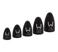 Westin Add-It Tungsten Bullet Weights - 5g Matte Black 4pc