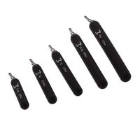 Westin Add-It Tungsten Dropshot Weights - 10.5g Matte Black 2pc
