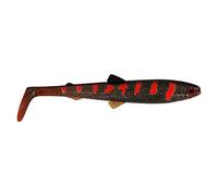Westin BullTeez Shadtail Rubber Fish for Pike, 24 cm, 107 g, Colour: Motoroil Blood