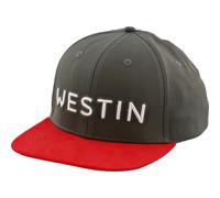 Westin Fishing Cap Smooth Viking Flat Peak Snapback Logo Twill Casual Headwear