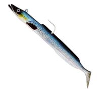 Westin Sandy Andy Jig 14 cm, 32 g, 1 Jig Head + 2 Rubber Fish, Colour: Bluetooth