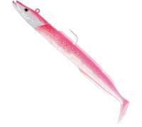 Westin Sandy Andy Jig 14 cm, 32 g, 1 Jig Head + 2 Rubber Fish, Colour: Glowing Lipstick