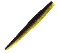 Westin Soft Baits for Perch and Zander 7 cm 3 g Ned Worm, Colour: Black/Chartreuse