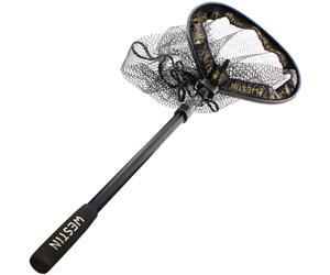 Westin W3 CR Adjustable Predatory Fish Net - S 38 x 45 x 40 - Folding Net for Spin Fishing & Predatory Fish Like Perch, Zander