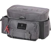 Westin W4 Waist Pack 4 Boxes Large Titanium Black Fishing Bag, Artificial Bait Bag, Wallet, Bag for Artificial Bait, Bait Box