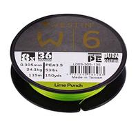 Westin W6 Braided Line x8 Lime Punch 0.305mm 135m 24.1kg