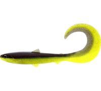 Westin Westin BullTeez Curltail 10cm 6g lure - Black/Chartreuse
