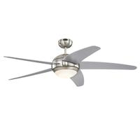 Westinghouse 72069 Bendan 52" Ceiling Fan with LED Light Kit Silver