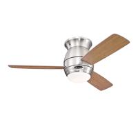 Westinghouse 7218140 Halley Ceiling Fan 48W 112cm Nickel Finish