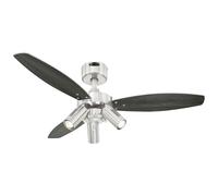 Westinghouse 7229040 Jet Plus Ceiling Fan 40W 105 cm Brushed Nickel