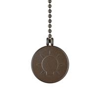 Westinghouse bulb medallion pull chain bronze