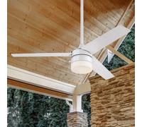 Westinghouse ceiling fan light 7316640, matt white/birch