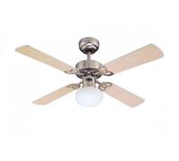 Westinghouse Vegas Fan w. Light, aluminium b.