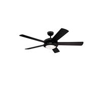 Westinghouse Comet fan, black and silver blades