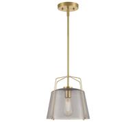 Westinghouse Light Fitting Hallein Brass One Light Pendant Fixture Single E27