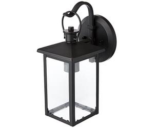 Westinghouse Lighting 61147 Maria Modern One-Light Outdoor Wall Light, Textured Black Finish, Clear Glass