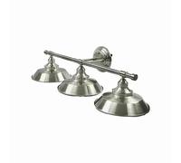 Westinghouse Lighting 63544 Iron Hill Three-Light Indoor Wall Fixture, Brushed Nickel Finish