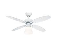 Westinghouse Capitol fan, white and beech blades