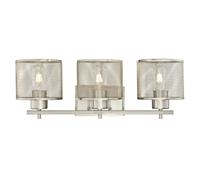 Westinghouse Morrison Brushed Nickel Wall Light Fitting 3 Light Sources E27