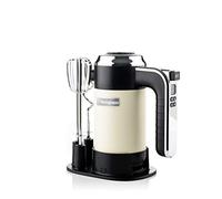 Westinghouse Retro Hand Mixer for Baking - 350W Handheld Electric Whisk - Includes 2 Egg Beaters and 2 Dough Hooks - Powerful Food Mixer for Kitchen Use with 6 Speeds & Turbo - Cream