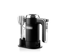 Westinghouse Retro Hand Mixer For Baking - 350W Handheld Electric Whisk - Includes 2 Egg Beaters And 2 Dough Hooks - Black