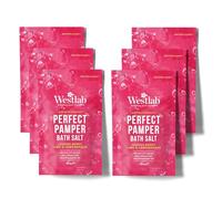 Westlab Aromatherapy Perfect Pamper 450g Juniper Lime & Lemongrass (6 Pack) | Help Calm the Mind, Lift the Mood & Soothe Tired Senses, Natural Essential Oils, 100% Pure Mineral Rich Epsom Salts