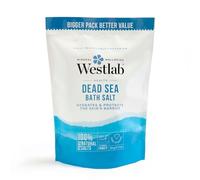 Westlab Dead Sea Salts 5kg - Soothe Dry, Itchy Skin. Suitable for Eczema, Psoriasis, Acne. Skin Conditions. 100% Natural Responsibly Sourced in Jordan - Maximum Mineral Content & Therapeutic Benefits.