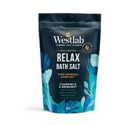 Westlab Magnesium Relax Bath Salts 1kg - Ease Stress & Tension from Mind and Body. Scientifically-Proven to Restore Inner Peace. Mood-Boosting Neuroscent. 100% Natural, Chamomile & Bergamot.