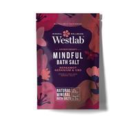 Westlab Mindful CBD Bath Salts 1kg - Epsom & Himalayan Salts Infused with Bergamot, Geranium for Calming and Soothing, Guaranteed Purity.