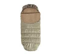 Westlake Kougar 3 Season Sleeping Bag with Bed Chair Straps & 2-Way Crash Zips, Water Resistant & Lightweight Bivvy Sleep System for Adults (Brown)