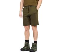 WESTLAKE Men's Jogger Shorts with Drawstring WAIS & Hand Pockets, 50% BCI Cotton 50% Polyester, Embroidered Logo, Fishing & Angling Clothing (UK, Alpha, XXL, Regular, Regular, Khaki)