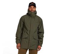 WESTLAKE Men's Waterproof Jacket with Adjustable Hood, Zipped Pockets and Taped Seams, Breathable & Durable Coat for Fishing & Angling (UK, Alpha, XXL, Regular, Regular, Green)