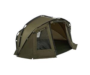 Westlake Particle 2 Man Fishing Bivvy Tent with Internal Groundsheet & Easy to Pitch 3 Pole System, Waterproof & Durable Shelter for Two People, All Year Round Use, Includes Carry Bag, 5000mm HH