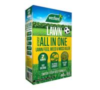 Westland Aftercut All-In-One Lawn Feed, Weed & Moss Killer 80M² Granular Shaker Box, Fast-Acting Fertiliser