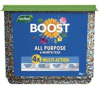 Westland Boost Slow Release Plant Food 2Kg Four-In-One Multi-Action All-Purpose Nutrient Granules