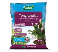 Westland Clay Granules 3L - Plant Granules Ideal for Hydroponics, Drainage Substrate without Chemical Additives, Indoor and Outdoor Use, Brown
