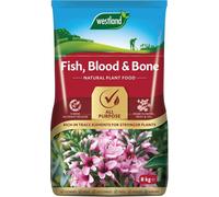 Westland Fish, Blood & Bone 8Kg Bag Natural Multi-Purpose Fertilizer And Soil Conditioner