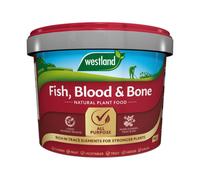Westland Fish, Blood & Bone All Purpose Plant Food - Organic Fertilizer for Healthy Growth, Strong Roots & Vibrant Plants - Ideal for Flowers, Vegetables, Trees & Shrubs (8kg Tub)