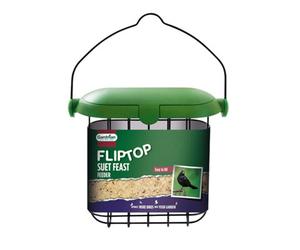 Westland Gardman Large Hanging Bird Seed & Nut Feeder With Flip Top Lid Easy Fill Outdoor Garden Feeding Station