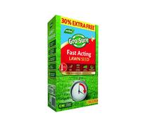 Westland Gro-Sure Fast Acting Lawn Seed - Quick Germination, Cold-Weather Ready with Bird Deterrent - 10m2 + 30% Extra Free (20500299)