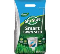 Westland Gro-Sure Smart Lawn Seed 80M² Bag, Aqua Gel Coated All-Weather Grass Seed For Large Lawns