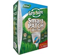 Westland Gro-Sure Smart Patch Repair 20 Patches Plus 5 Free Fast Lawn Turf Restoration Grass Seed Mix Box