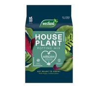 Westland Houseplant Potting Mix 10L, Quad System Houseplant Compost With Nutrient-Rich Perlite & Seramis For Water Control