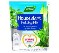 Westland Houseplant Potting Mix Compost Indoor Plant 4 Litres Seramis Enriched