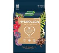 Westland Hydroleca 10L Clay Granules For Houseplants, Drainage Layer & Moisture Retention Growing Media