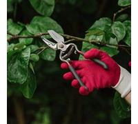 Westland Kent & Stowe Natural Bamboo Gardening Gloves Red & White Ladies