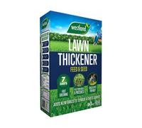 Westland Lawn Thickener Feed & Seed 80M² Box, Fast Action Grass Seed & Lawn Fertiliser With Built-In Spreader Applicator