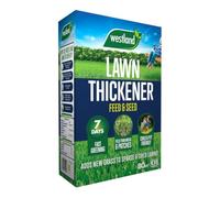 Westland Lawn Thickener Feed & Seed 80m² Box, Lawn Seed & Fertiliser for Established Lawns