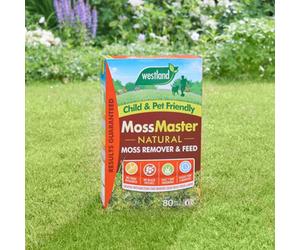 Westland Moss Master Natural Moss Remover And Slow-Release Lawn Feed 400 Sqm Coverage