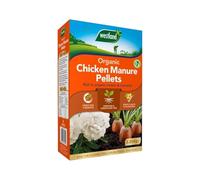 Westland Organic Chicken Manure Pellets - Natural Fertilizer for Healthier Plants, Improves Soil Structure, Boosts Growth for Vegetables, Flowers, and Shrubs, Ideal for Organic Gardening (2.25 kg)